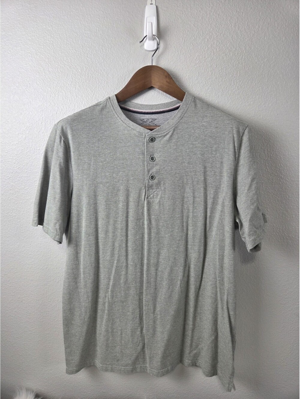 Men's Original Whetherproof Vintage Grey Short Sleeve Crew Neck Polo